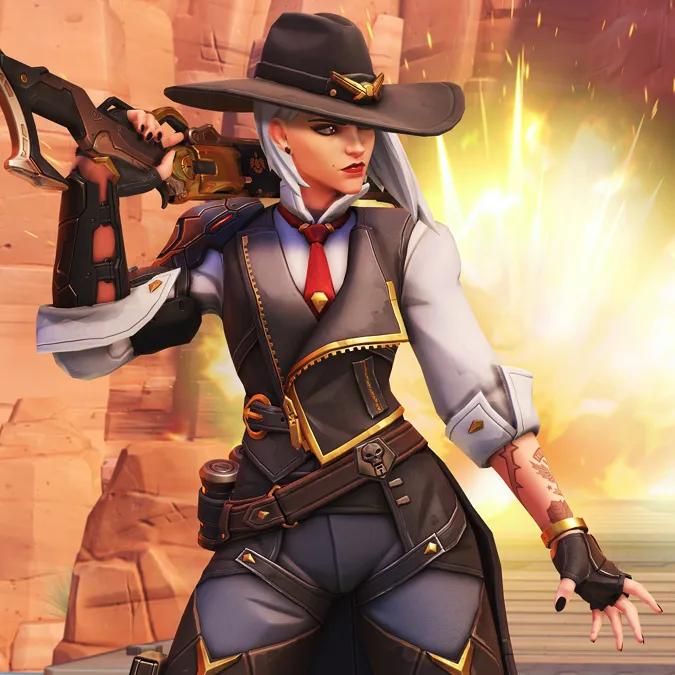 Overwatch Ashe cosplay