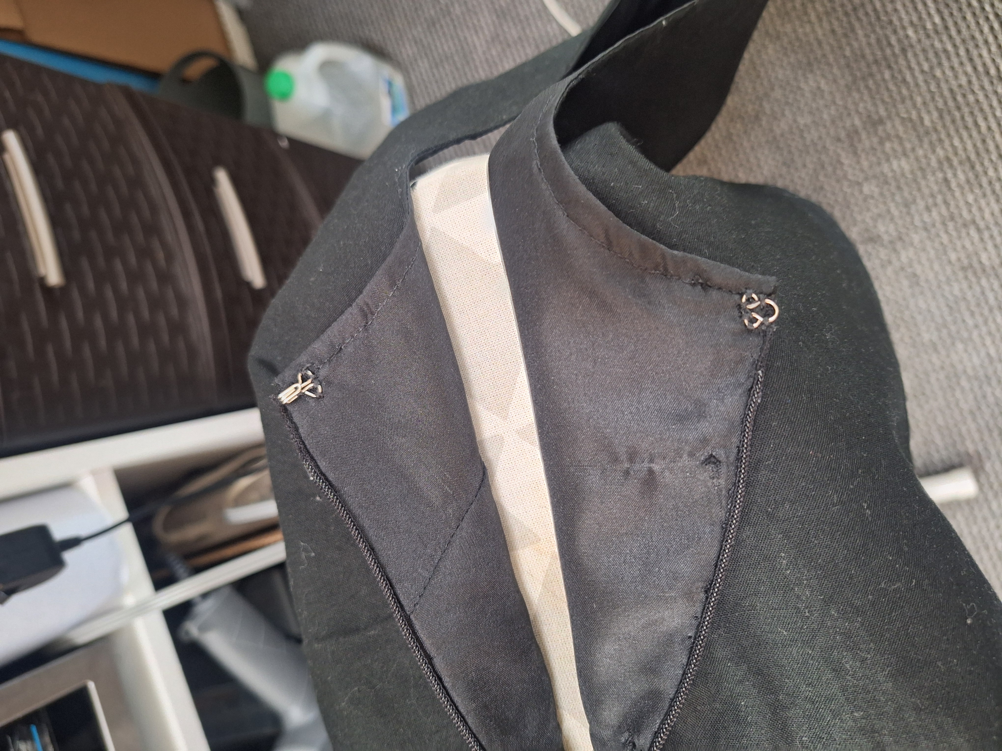 Lined zipper