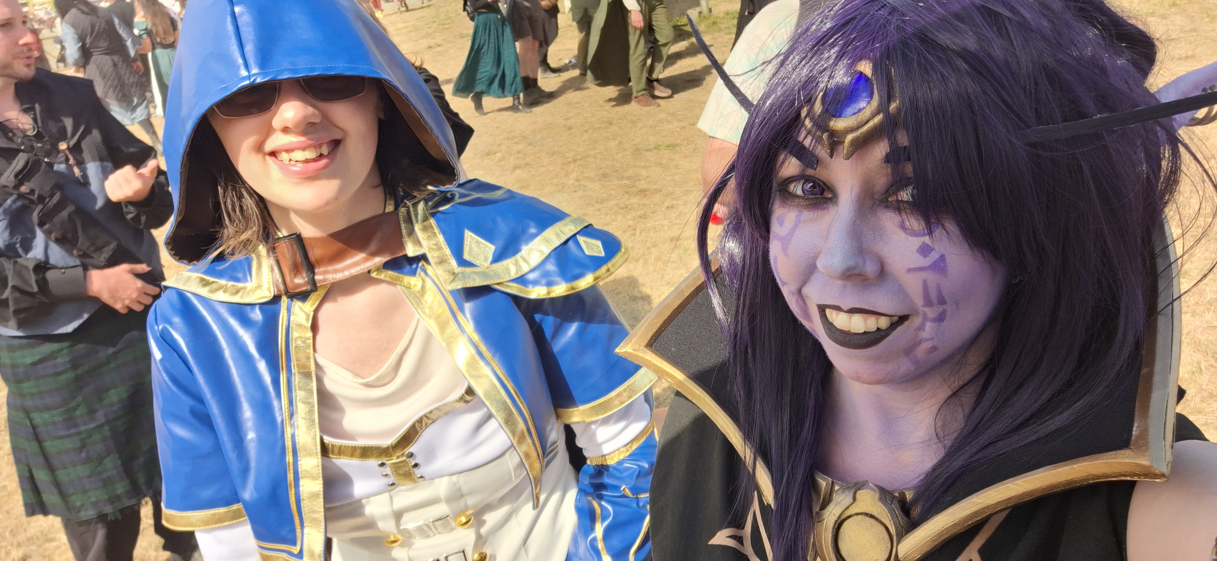 Jaina and Xal at the Ren Faire